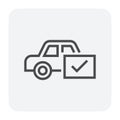 Car test icon