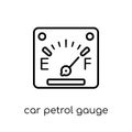 car petrol gauge icon from Car parts collection. Royalty Free Stock Photo