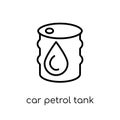 car petrol tank icon from Car parts collection. Royalty Free Stock Photo