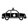 Car police icon vector design template Royalty Free Stock Photo