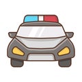 Car police icon vector design template Royalty Free Stock Photo