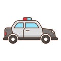 Car police icon vector design template Royalty Free Stock Photo