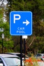 Car Pool Parking Sign