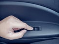 Car Power Window Switch Royalty Free Stock Photo