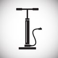 Car pump icon on background for graphic and web design. Simple vector sign. Internet concept symbol for website button Royalty Free Stock Photo