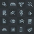 Car Purchase and Service icons