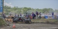 Car Race for survival on the Bizon Track Show