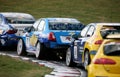 Car Racing(Chevrolet Lacetti,FIA WTCC) Royalty Free Stock Photo