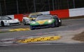 Car Racing(Corvette Z06,FIA GT) Royalty Free Stock Photo