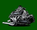 car racing engine