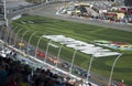 Car racing and fans close up. NASCAR, Daytona Speedway