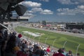 Car racing and fans. Competition at International speedway