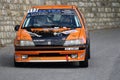 Rally car race `11ÃÂ° Ronde Delle Valli Imperiesi`Peugeot 106- Imperia Italia 20 November 2022.