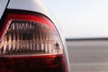 Car rear brake light Royalty Free Stock Photo