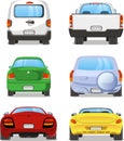 Car rear illustrations