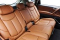 Car rear seats. Royalty Free Stock Photo