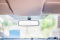 Car rear view mirror. Royalty Free Stock Photo