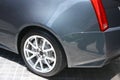 Car Rear Wheel Detail Royalty Free Stock Photo