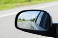 Car rearview mirror Royalty Free Stock Photo