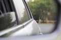 Car rearview mirror Royalty Free Stock Photo