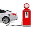 Car Refueling at Gas Station Royalty Free Stock Photo