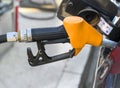 Car refueling on the petrol station Royalty Free Stock Photo