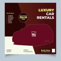 Car rent Brochure Flyer design Layout template