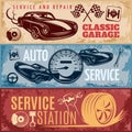 Car Repair Banner Set