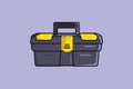 Car Repairing Tool Box vector illustration.