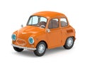 Car retro small cartoon bunchy Royalty Free Stock Photo