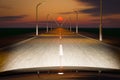 Road to the sun Royalty Free Stock Photo