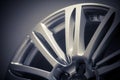 Car rim detail Royalty Free Stock Photo