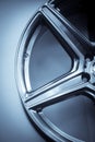 Car rim detail Royalty Free Stock Photo