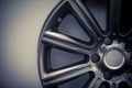 Car rim detail Royalty Free Stock Photo