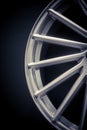 Car rim detail Royalty Free Stock Photo