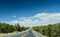 Car on the road ahead Royalty Free Stock Photo