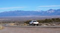 A car on the road in Arizona Royalty Free Stock Photo