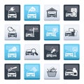 Car and road services icons Royalty Free Stock Photo