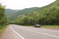 Car at the road Ukraine Royalty Free Stock Photo