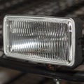 Car roof light for additional road lighting