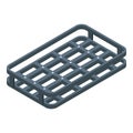 Car roof steel frame icon, isometric style Royalty Free Stock Photo