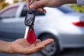 The car salesman and the key to the new owner