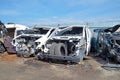 Car scrap yard Royalty Free Stock Photo