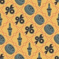 Car seamless pattern of motor vehicle parts spark plug wheels and tools.