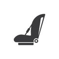 Car seat icon Royalty Free Stock Photo