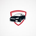 Car secure logo designs concept, icon, element, and template for business