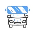 Car service doodle icon Royalty Free Stock Photo