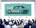 Car Service Fixing Maintenance Garage Repairing Concept