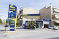 Car service and a gas station in Athens city