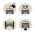 Car service icon Royalty Free Stock Photo